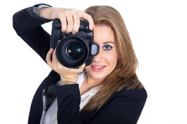 sarışın kız kamera tarafından fotoğraflandı