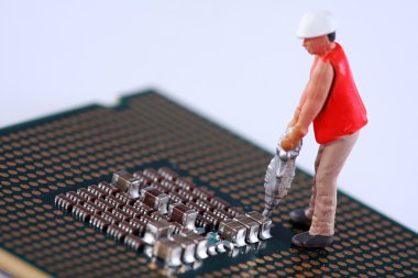 bilgisayar işlemcisi işçi