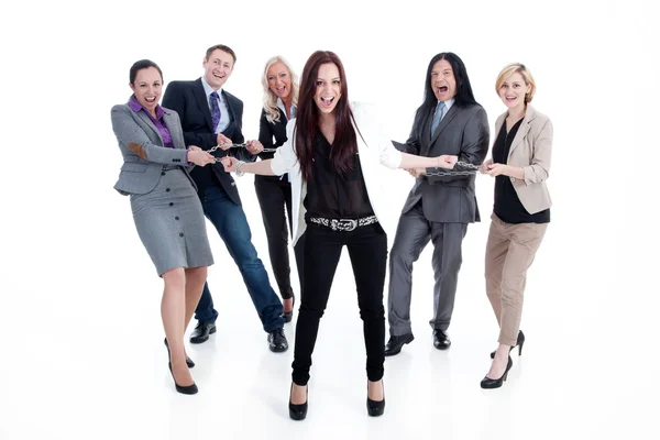 Strong business team — Stock Photo, Image