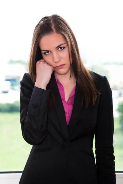 Upset businesswoman — Stock Photo, Image