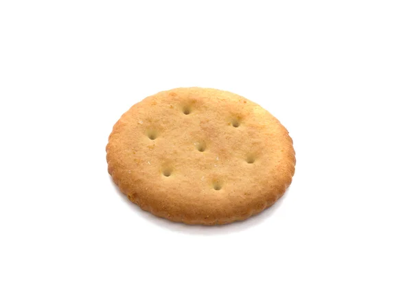 Ein Cracker, isoliert — Stockfoto