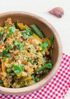 sebze ile Quinoa