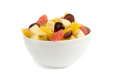 İzole meyve salatası.