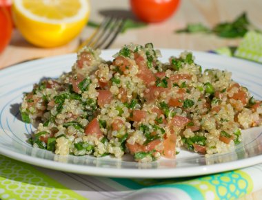 geleneksel Lübnan salata tabouli