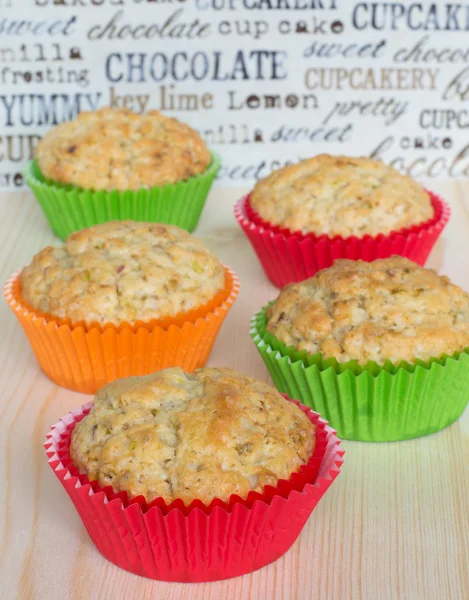 Cinque muffin — Foto Stock