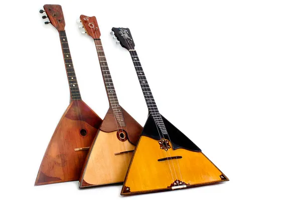 Three balalaika — Stock Photo, Image