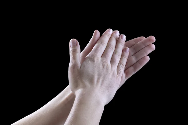 Gester av händer, applåder — Stockfoto