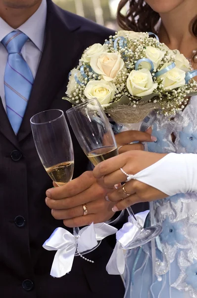 Gelin ve Damat Düğün gözlük elele