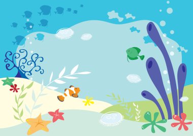 Denizaltı arka plan