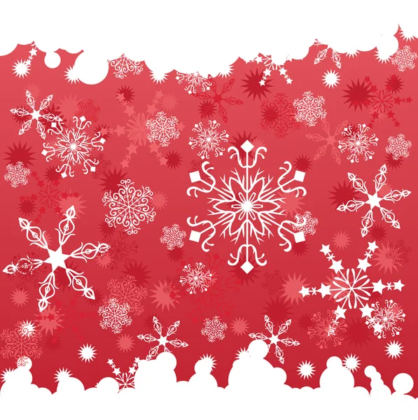 Fond Snowflackes — Image vectorielle
