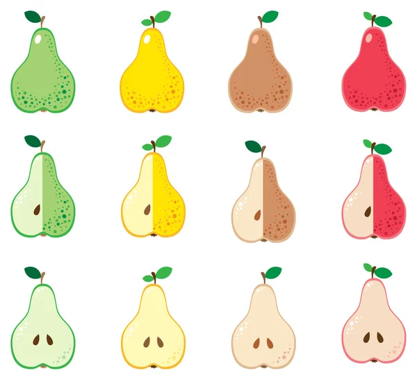 Pears — Stock Vector