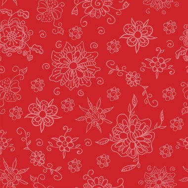 Kusursuz çiçek deseni