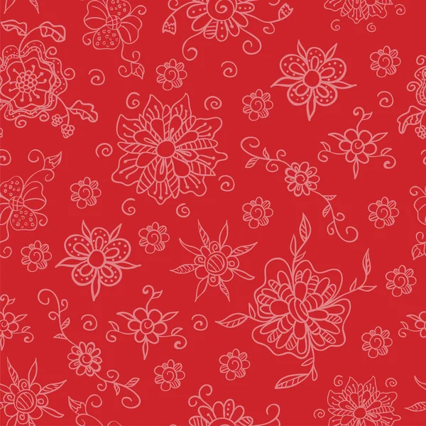 Seamless floral pattern — Stock Vector