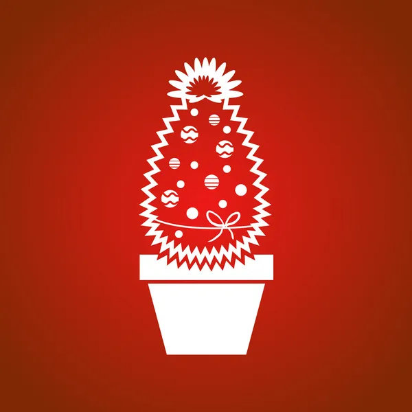 Cactus de Navidad — Archivo Imágenes Vectoriales