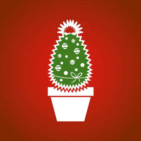 Kerstmis cactus — Stockvector