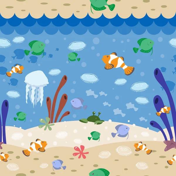 Undersea background — Stock Vector