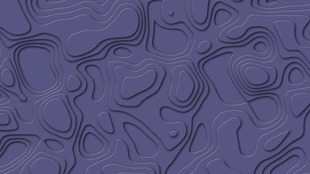 Blauer Hintergrund zum Thema Geodäsie oder Topographie. Abstrakter topografischer Hintergrund — Stockvideo