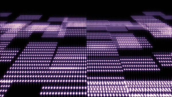Hintergrund digitaler Technologie. Netzwerk mit leuchtenden hellblauen Punkten Struktur — Stockfoto