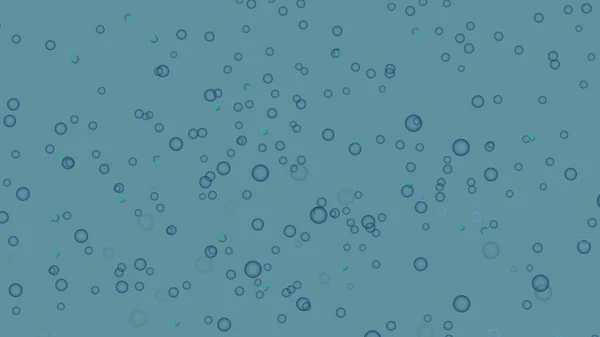 Illustrierte Seifenblasen auf buntem Hintergrund. Abstrakte Blase, die überall herumschwebt — Stockfoto
