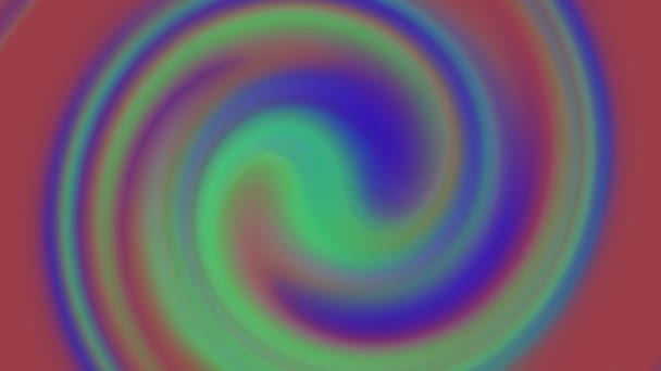 Renkli soyut küre dalga şekli hareket halinde. Organik dijital sanat — Stok video