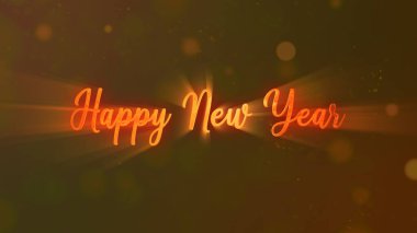 Mutlu yıllar Kırmızı ve altın arkaplan 