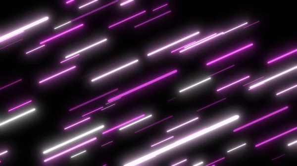 Розовые летающие неоновые огни абстрактный фон — стоковое фото