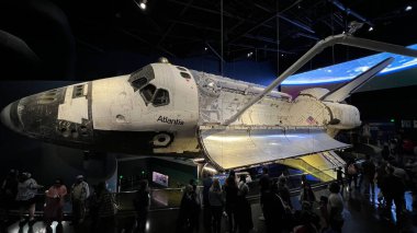 Cape Canaveral, Florida 'daki Kennedy Uzay Merkezi Ziyaretçi Kompleksi, ABD. 