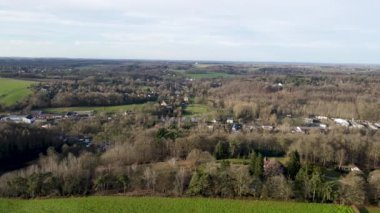 Belçika 'nın Walloon Brabant' ının Genappe manzarası