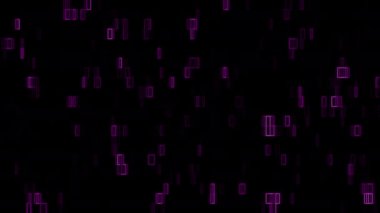 Pembe dijital kare devre modern animasyon arkaplan