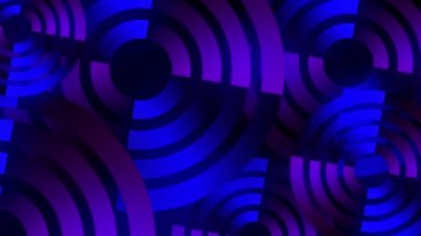 Çoklu renkli dijital dairesel şekiller soyut arkaplan