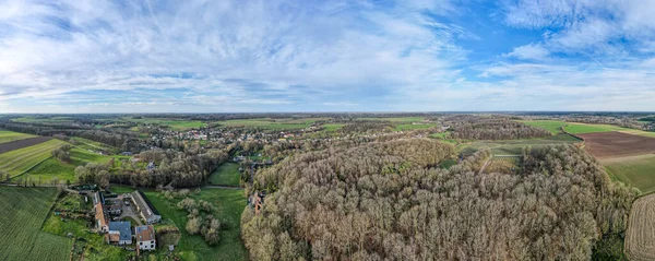 Vista aérea de Genappe de Brabante Valón de Bélgica — Foto de Stock