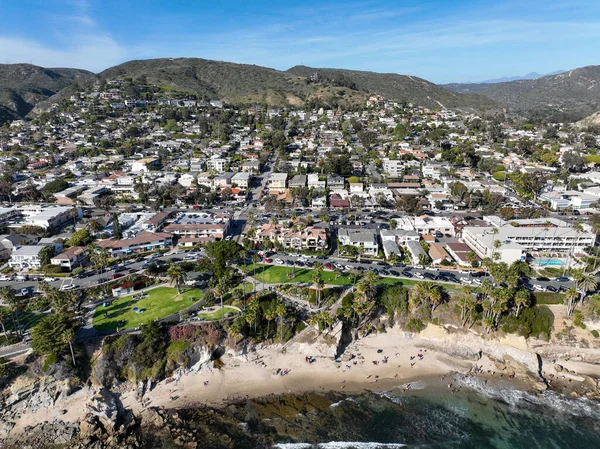 Laguna Sahil Sahil Hattı 'nın havadan görünüşü, Kaliforniya Sahil Hattı, ABD