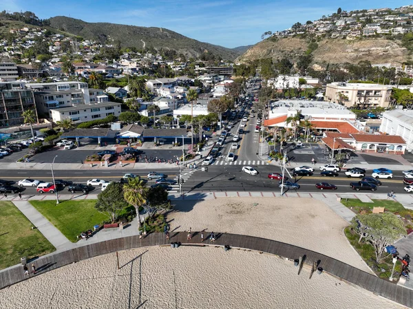 Laguna Sahil Sahil Hattı 'nın havadan görünüşü, Kaliforniya Sahil Hattı, ABD