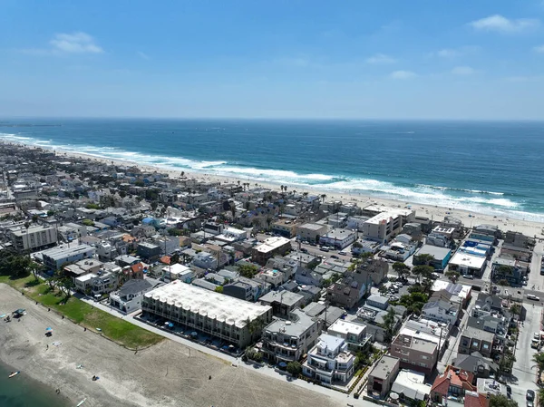 Aerial View Mission Bay Beach San Diego California Usa Famous — Foto de Stock