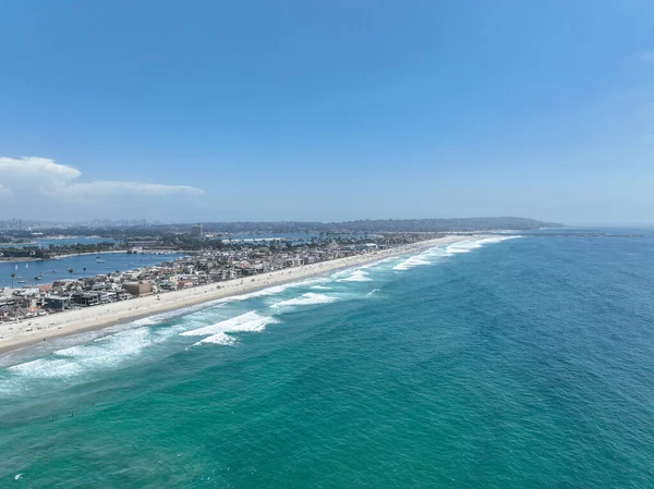 Aerial View Mission Bay Beach San Diego California Usa Famous Fotos De Stock Sin Royalties Gratis