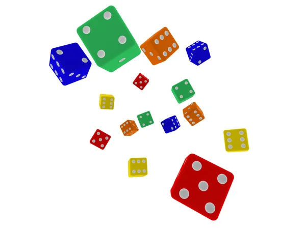 Fall of the dice — Stock Photo, Image