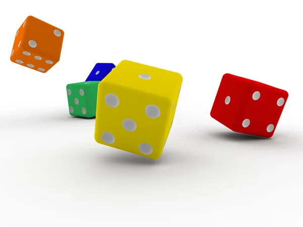 Roll of dice — Stock Photo, Image