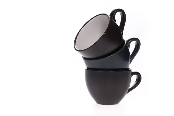 Coffee cups pile — Stock Photo, Image