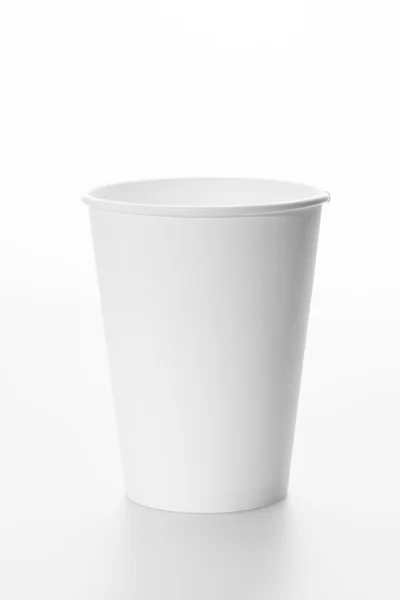 Tazza di carta bianca — Foto Stock