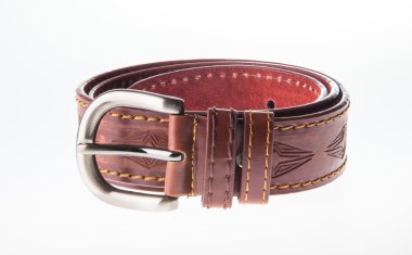 kahverengi deri kayış