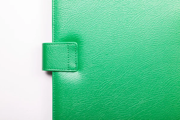 Grünes Leder — Stockfoto