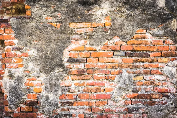 Hormigón agrietado y pared de ladrillo grunge — Foto de Stock