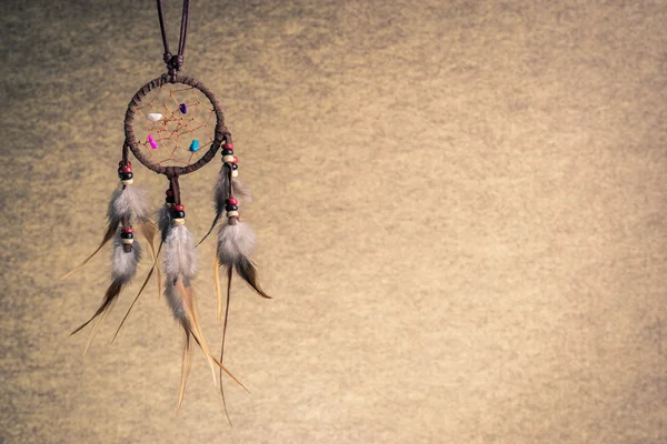 Läder dream catcher — Stockfoto