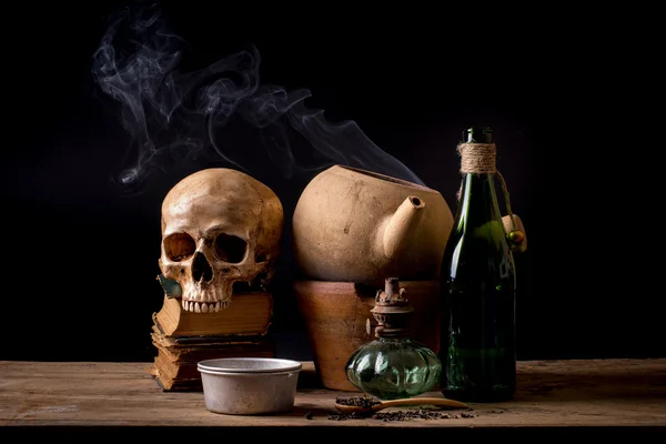 Vintage skull — Stock Photo, Image