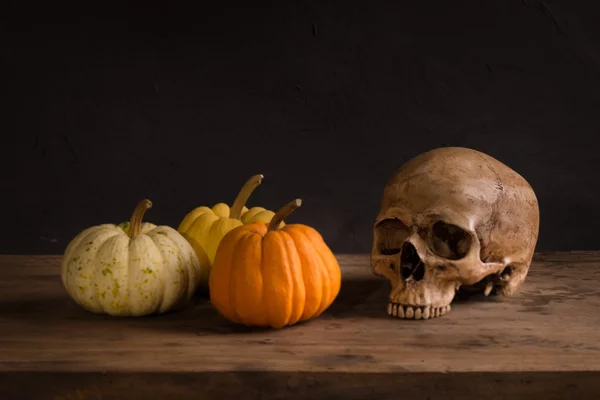 Skullpumpkins — Stockfoto