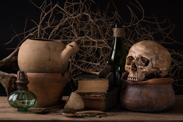 Still life black magic