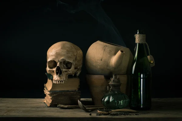 Still life black magic — Stock Photo, Image