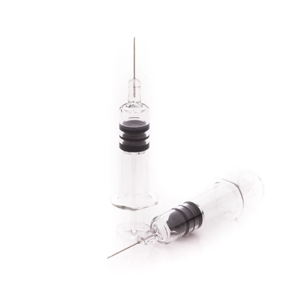 Syringes isolated Royalty Free Stock Images