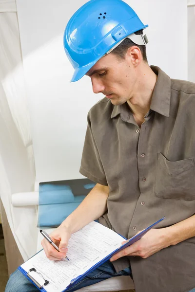 Engenheiro de trabalho — Fotografia de Stock