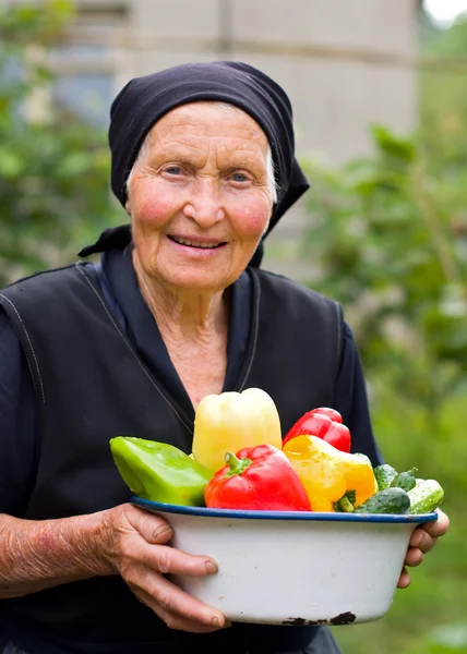 Šuang, stará žena — Stock fotografie